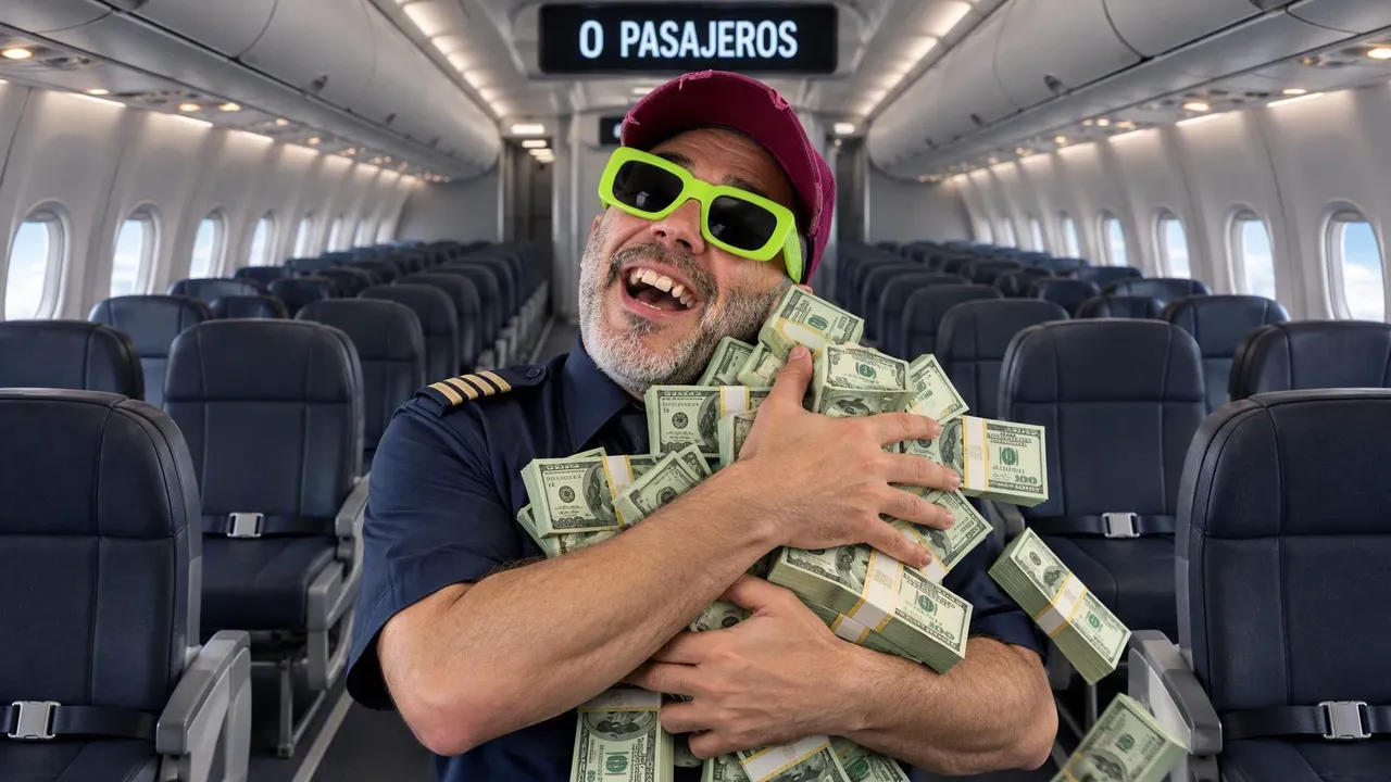 Despegan miles de aviones vacíos, a propósito
