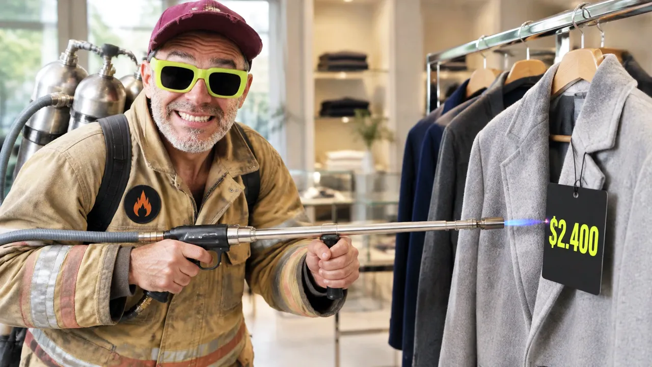 Quemar ropa nueva es un gran negocio